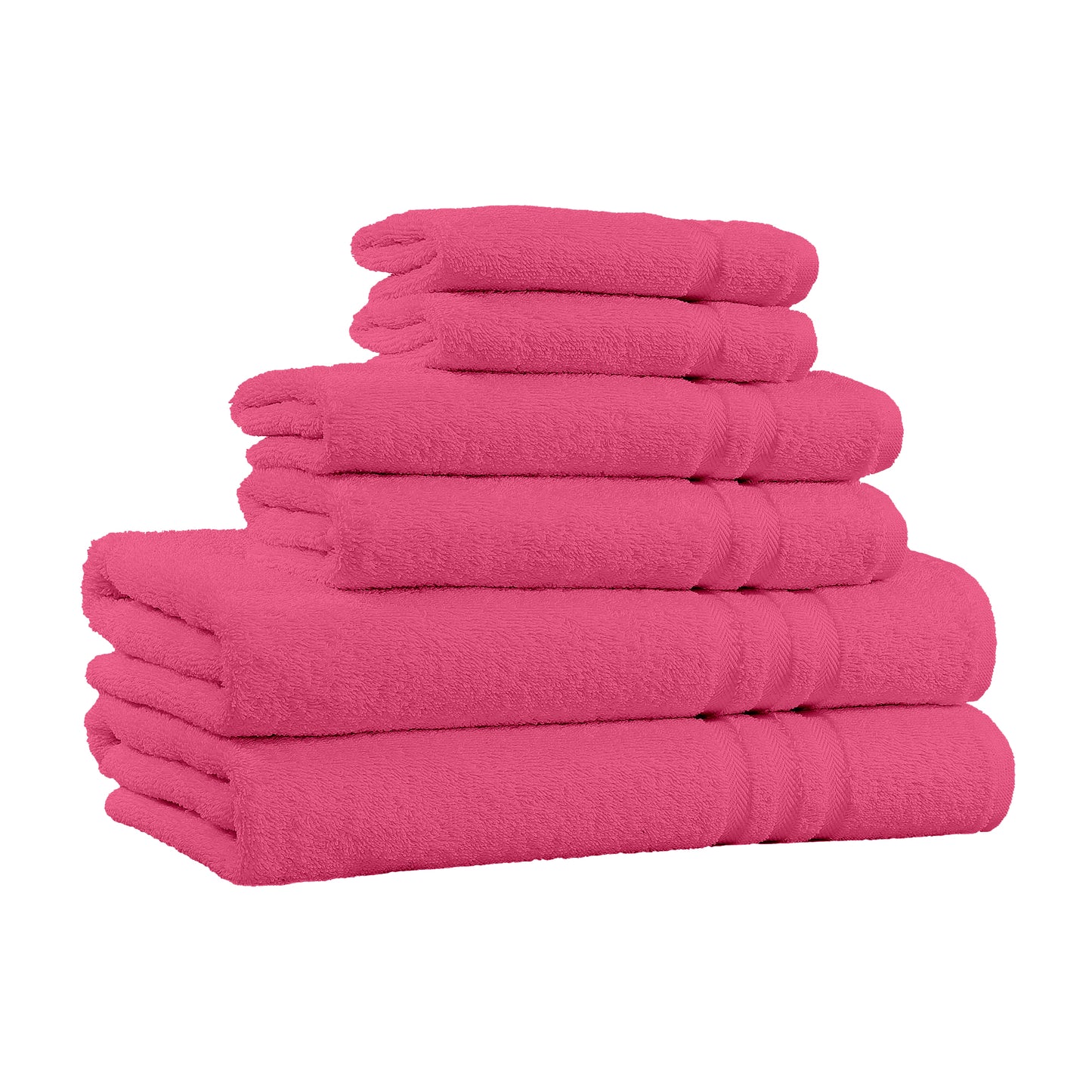 Juego de toallas de baño 100% algodón (6 piezas) – Suaves, absorbentes y de secado rápido