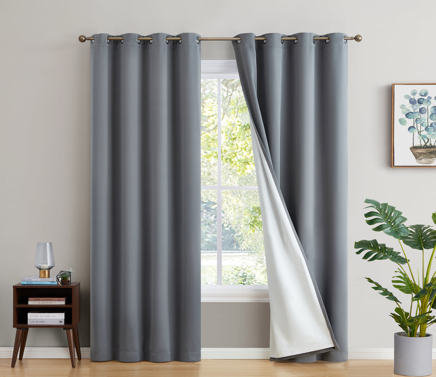 100% Blackout Curtains Dakota Hamilton with Insulight Membrane