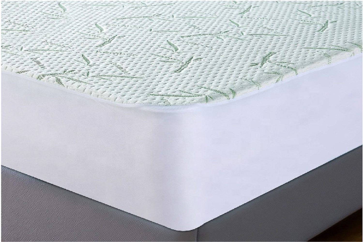 Hypoallergenic Waterproof Bamboo Deep Fitted Mattress Pads image 2