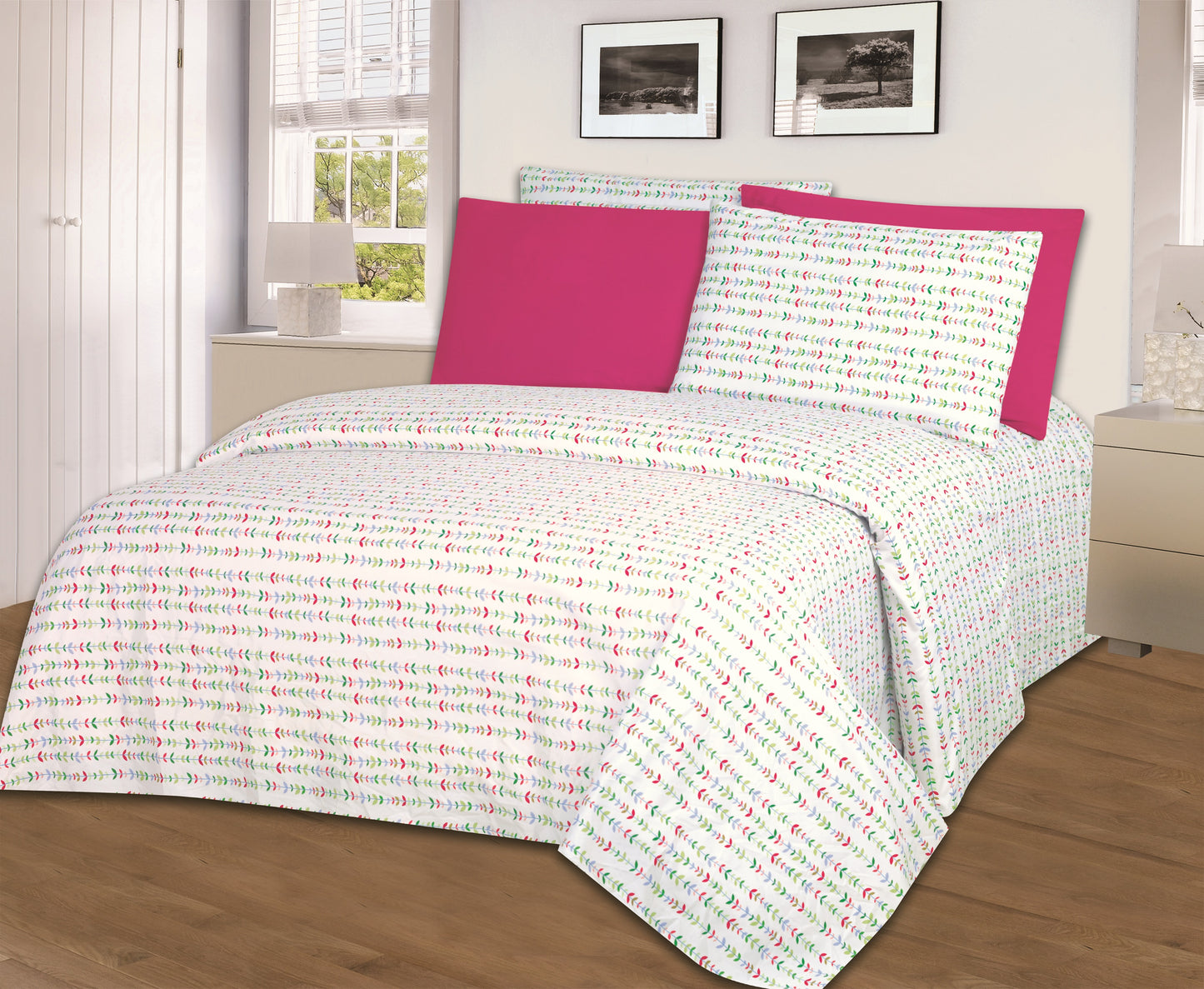 Hotel Dreams 1800 Series Printed Sheet Set – Extra Soft Luxury Bed Sheets (4–6 Piece)