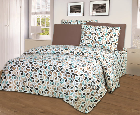 Hotel Dreams 1800 Series Printed Sheet Set – Extra Soft Luxury Bed Sheets (4–6 Piece)