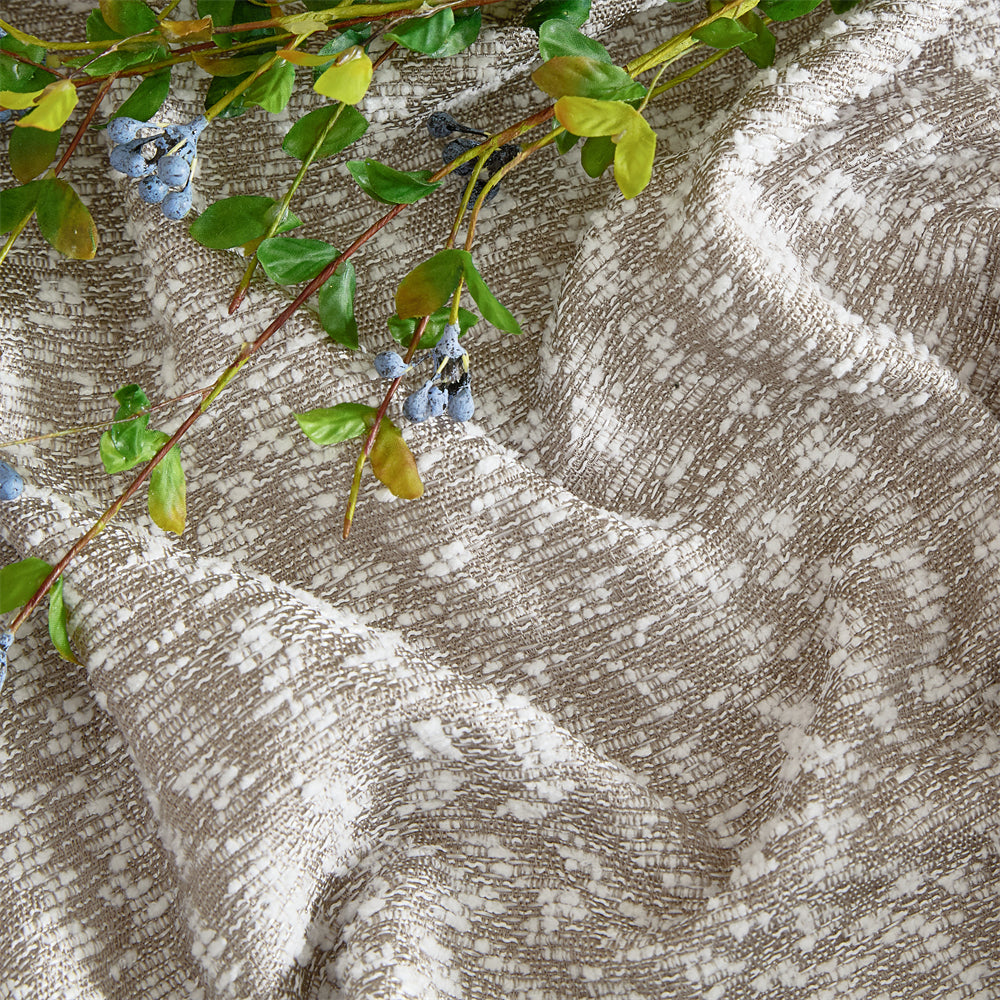 Easton Jacquard Semi Sheer Curtain Panels