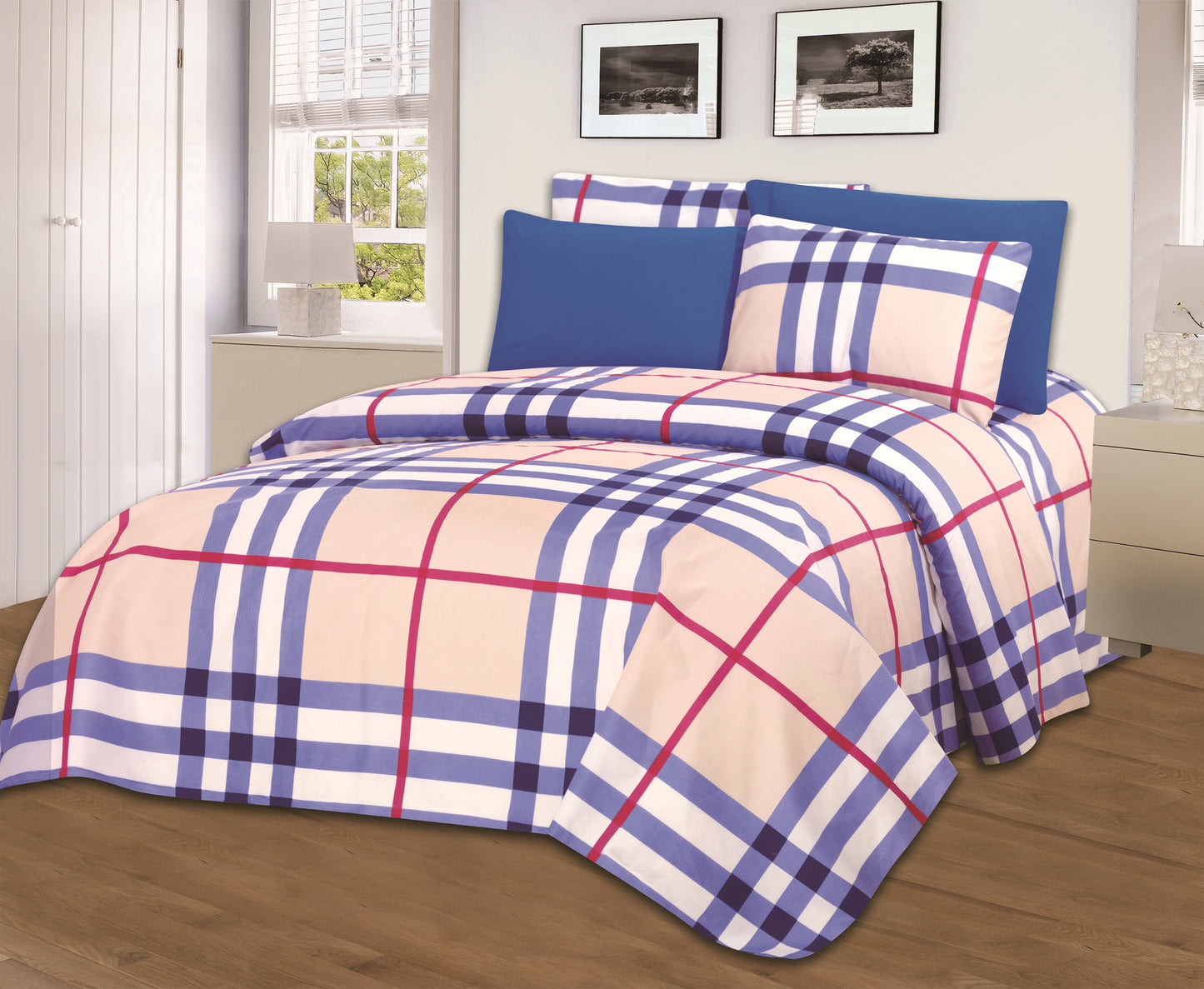 Hotel Dreams 1800 Series Printed Sheet Set – Extra Soft Luxury Bed Sheets (4–6 Piece)