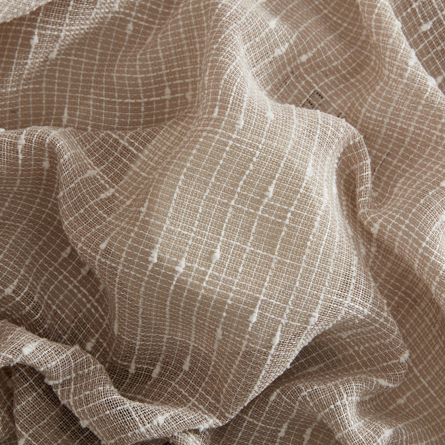 Emily Faux Linen Grommet Curtains