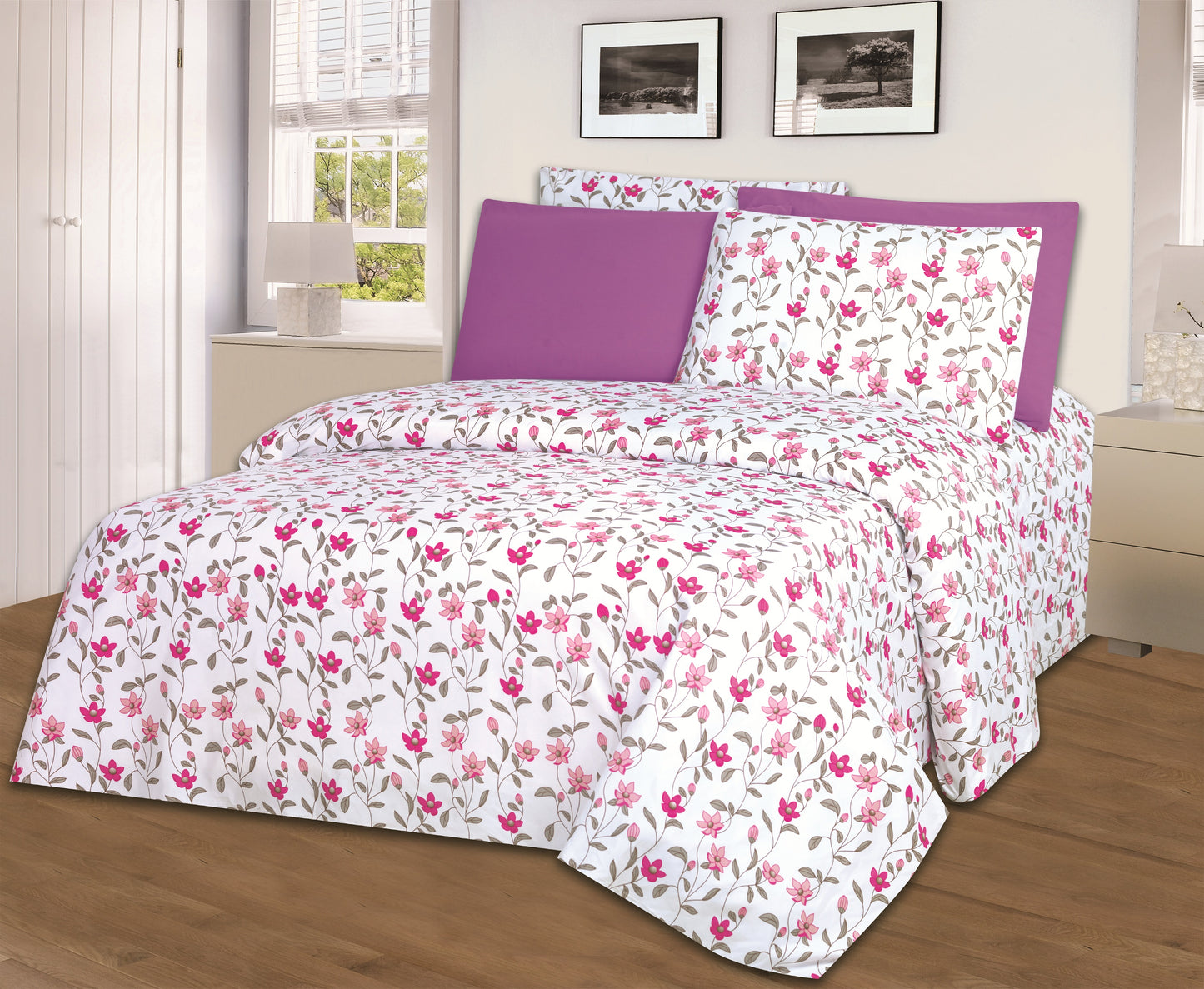 Hotel Dreams 1800 Series Printed Sheet Set – Extra Soft Luxury Bed Sheets (4–6 Piece)
