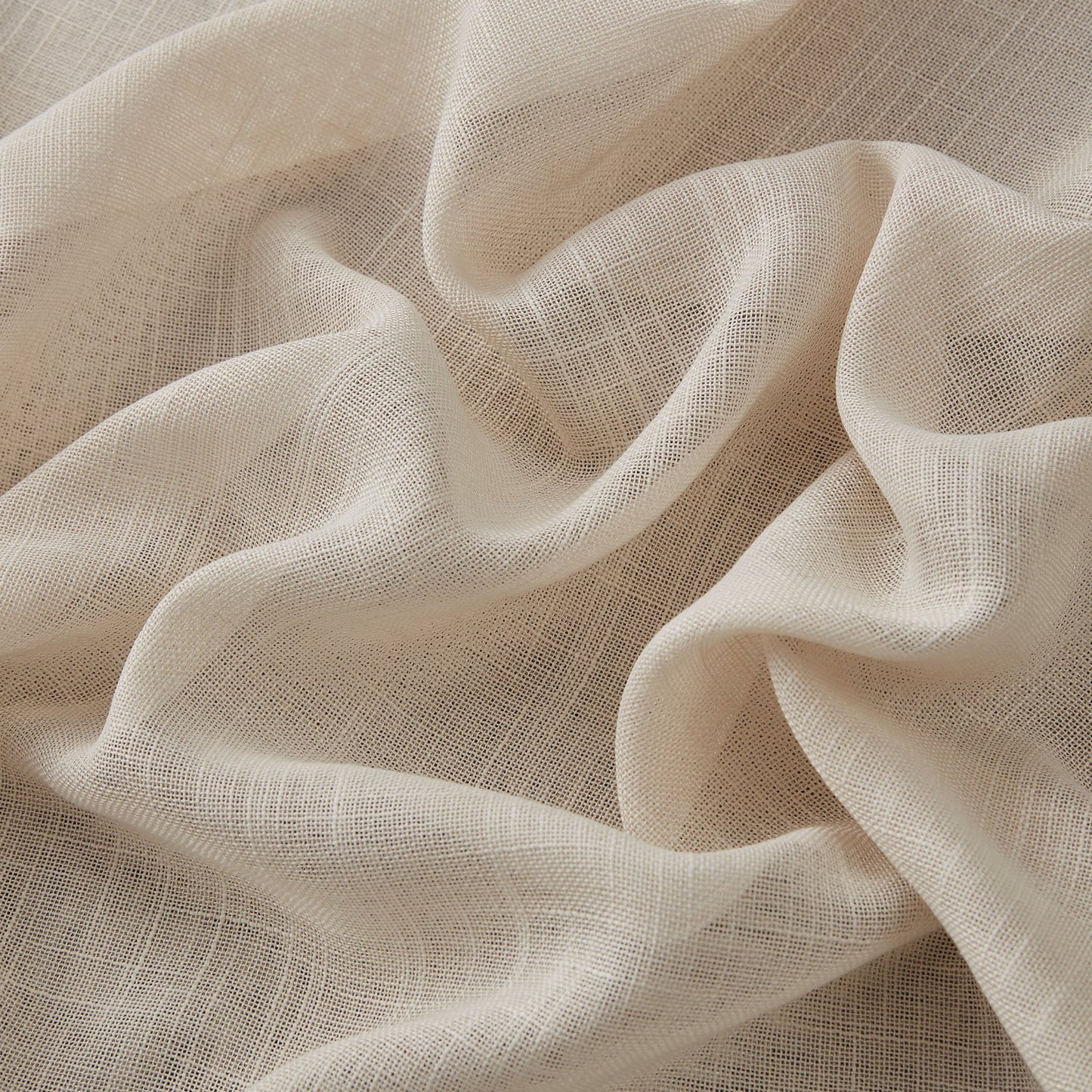 Linda Faux Linen Rod Pocket Cafe Tiers