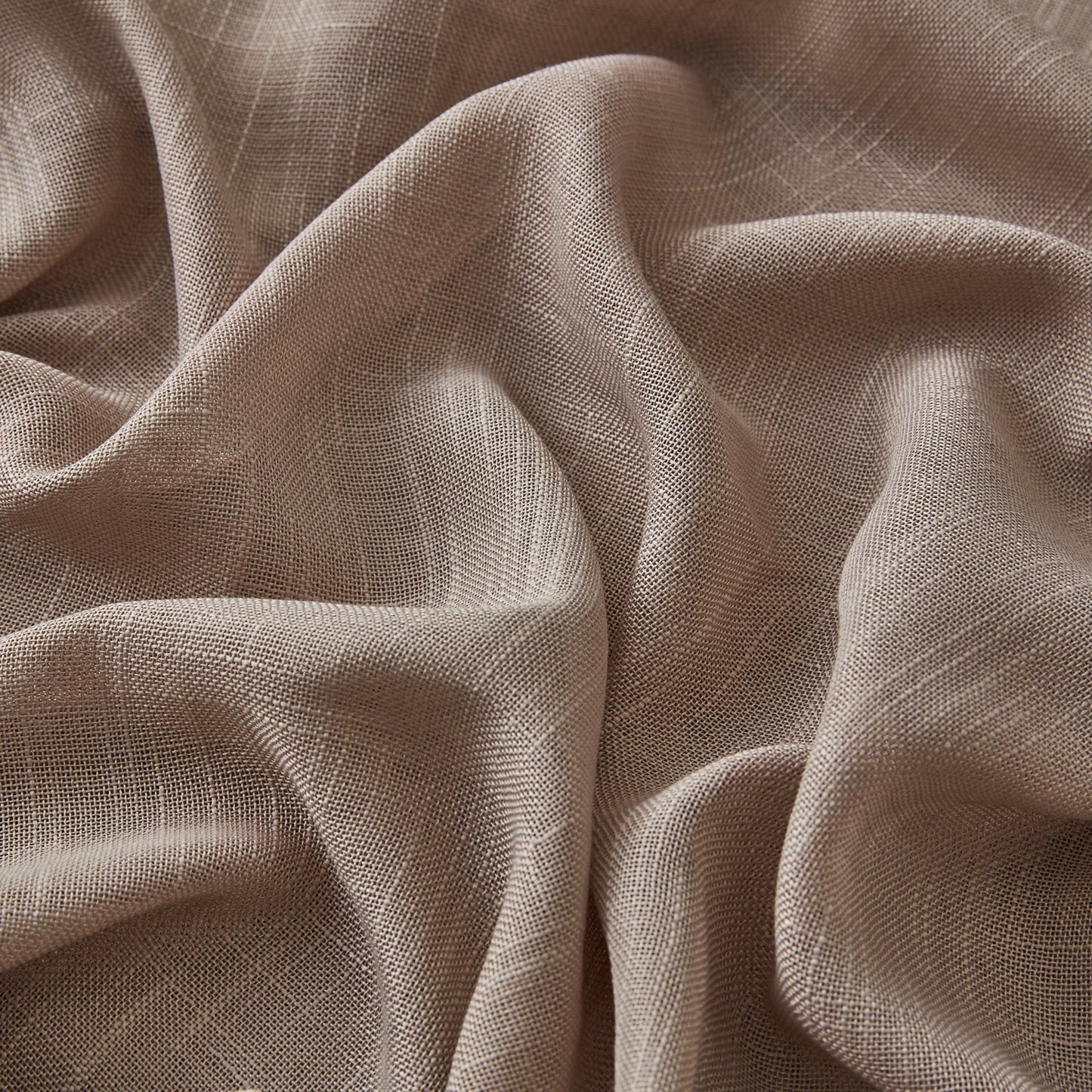 Abbey Faux Linen Grommet Cafe Tiers
