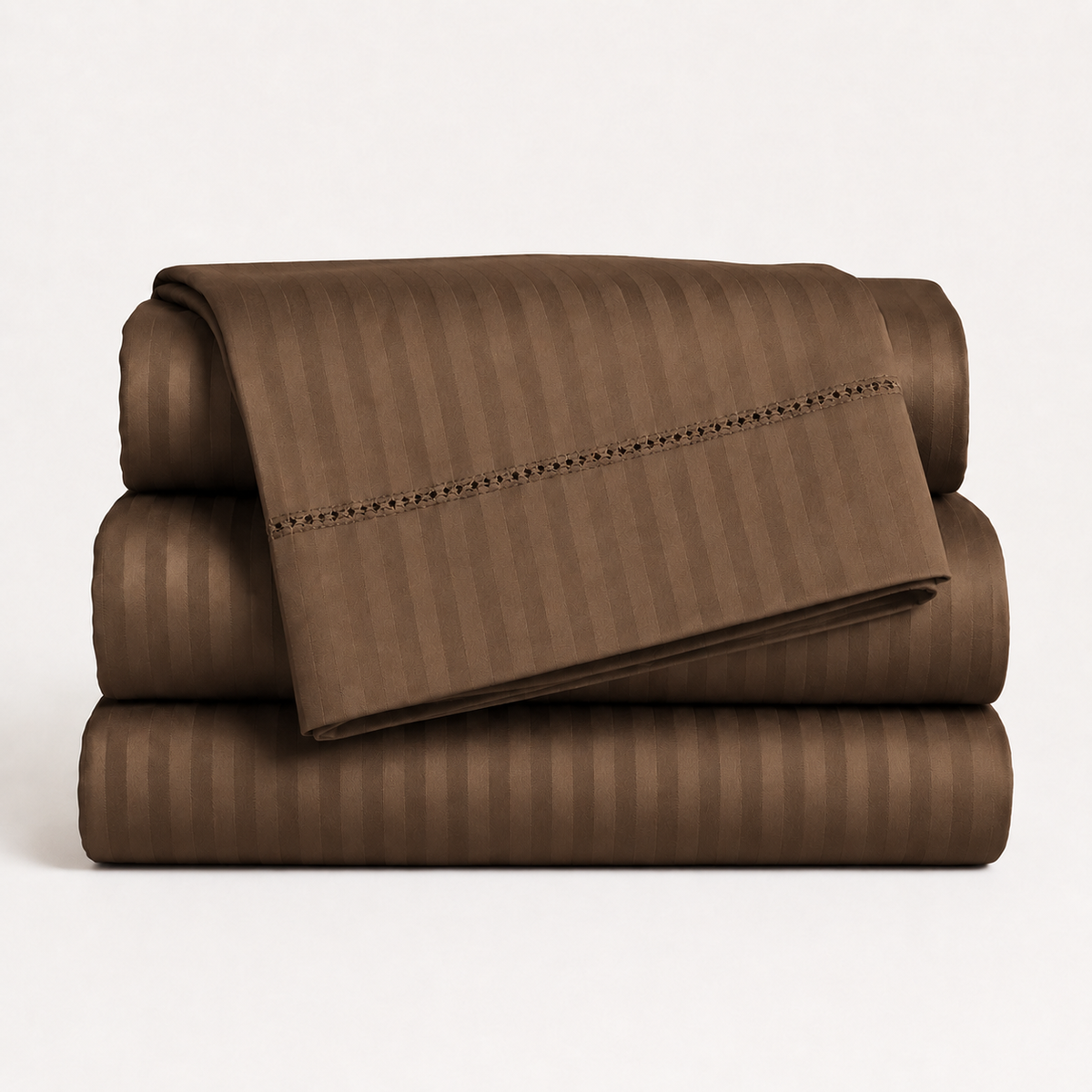 1500 Thread Count Egyptian Cotton Bed Sheet Set by Five Luxe Collection – Luxury Sateen Sheets with Elegant Hemstitch Design, Deep Pocket, Hotel Collection Bedding