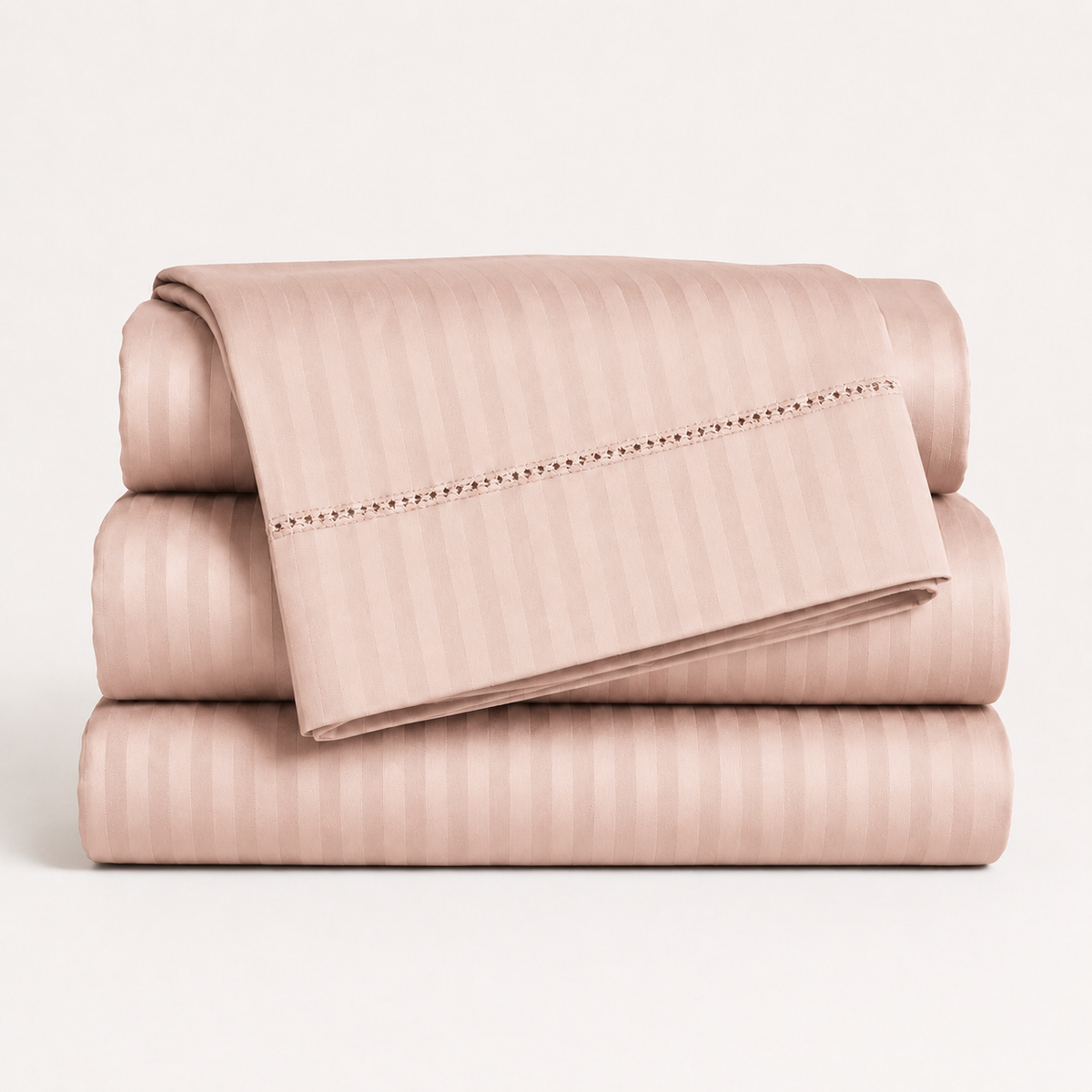 1500 Thread Count Egyptian Cotton Bed Sheet Set by Five Luxe Collection – Luxury Sateen Sheets with Elegant Hemstitch Design, Deep Pocket, Hotel Collection Bedding