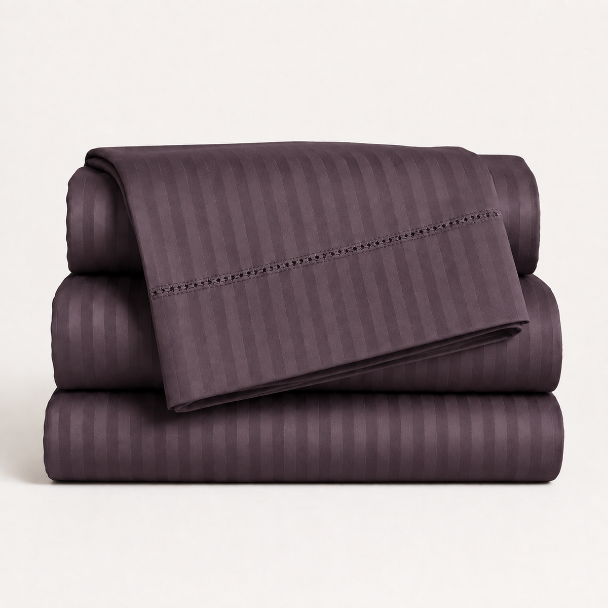 1500 Thread Count Egyptian Cotton Bed Sheet Set by Five Luxe Collection – Luxury Sateen Sheets with Elegant Hemstitch Design, Deep Pocket, Hotel Collection Bedding