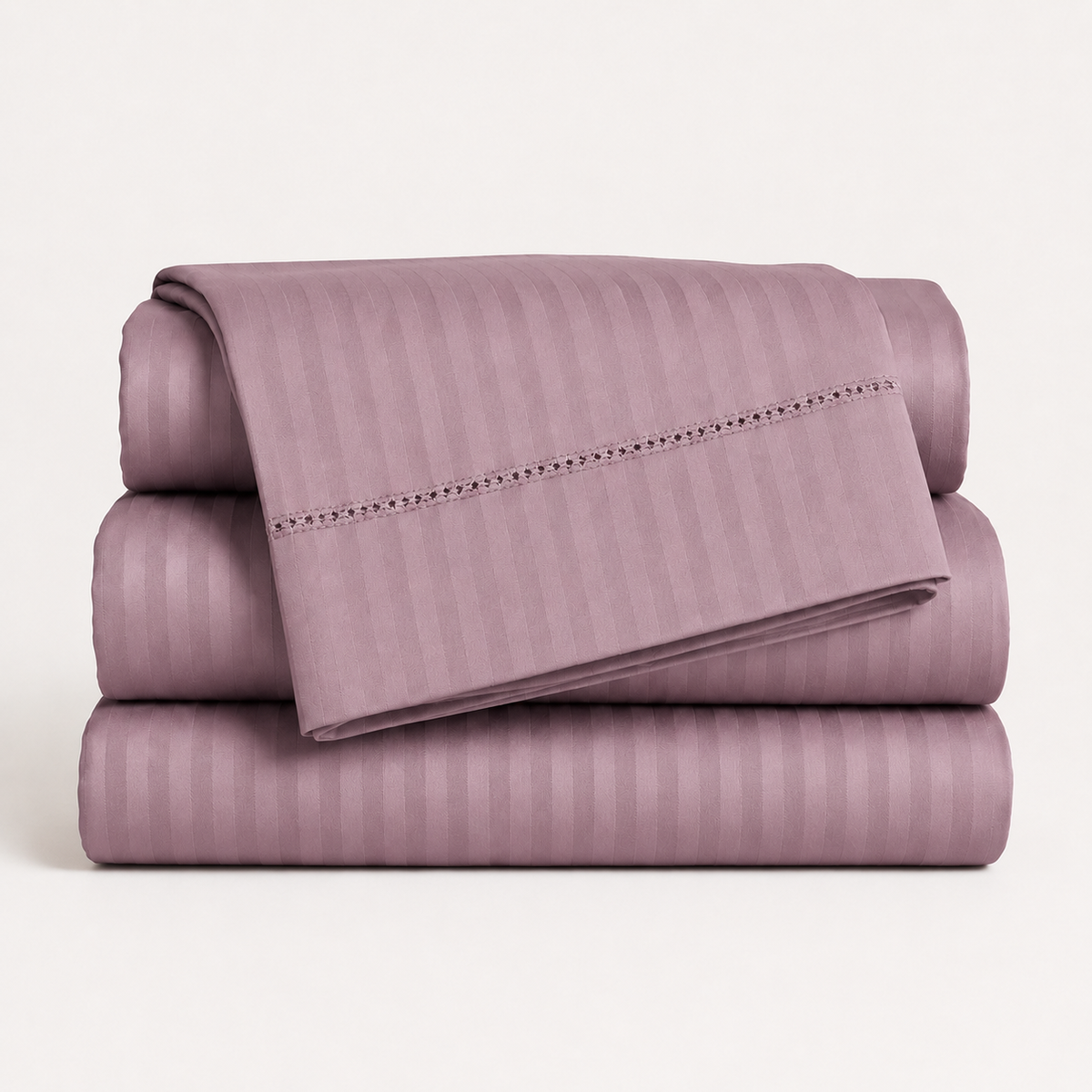 1500 Thread Count Egyptian Cotton Bed Sheet Set by Five Luxe Collection – Luxury Sateen Sheets with Elegant Hemstitch Design, Deep Pocket, Hotel Collection Bedding