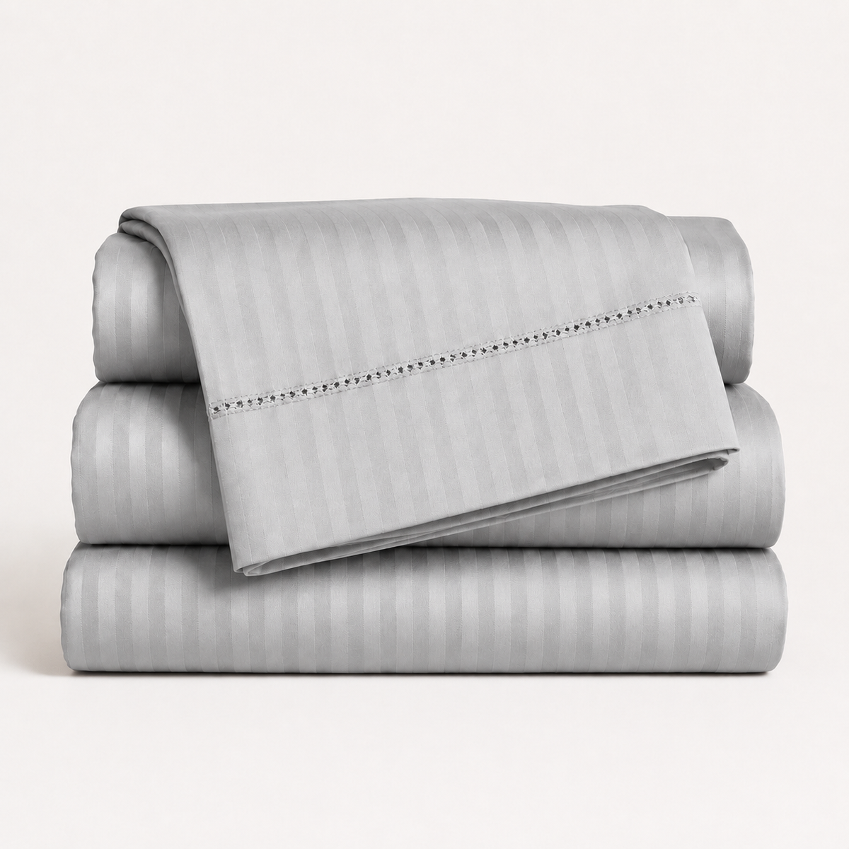 1500 Thread Count Egyptian Cotton Bed Sheet Set by Five Luxe Collection – Luxury Sateen Sheets with Elegant Hemstitch Design, Deep Pocket, Hotel Collection Bedding