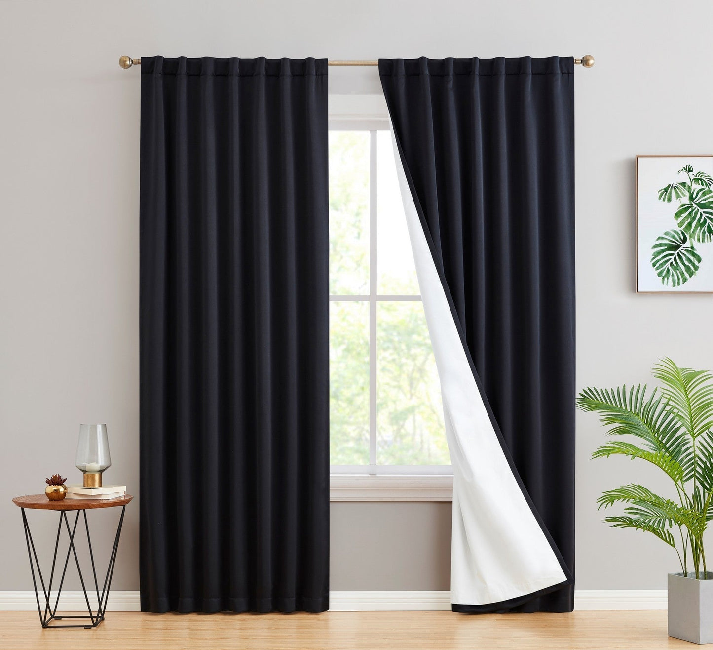 100% Blackout Curtains Dakota Hamilton with Insulight Membrane