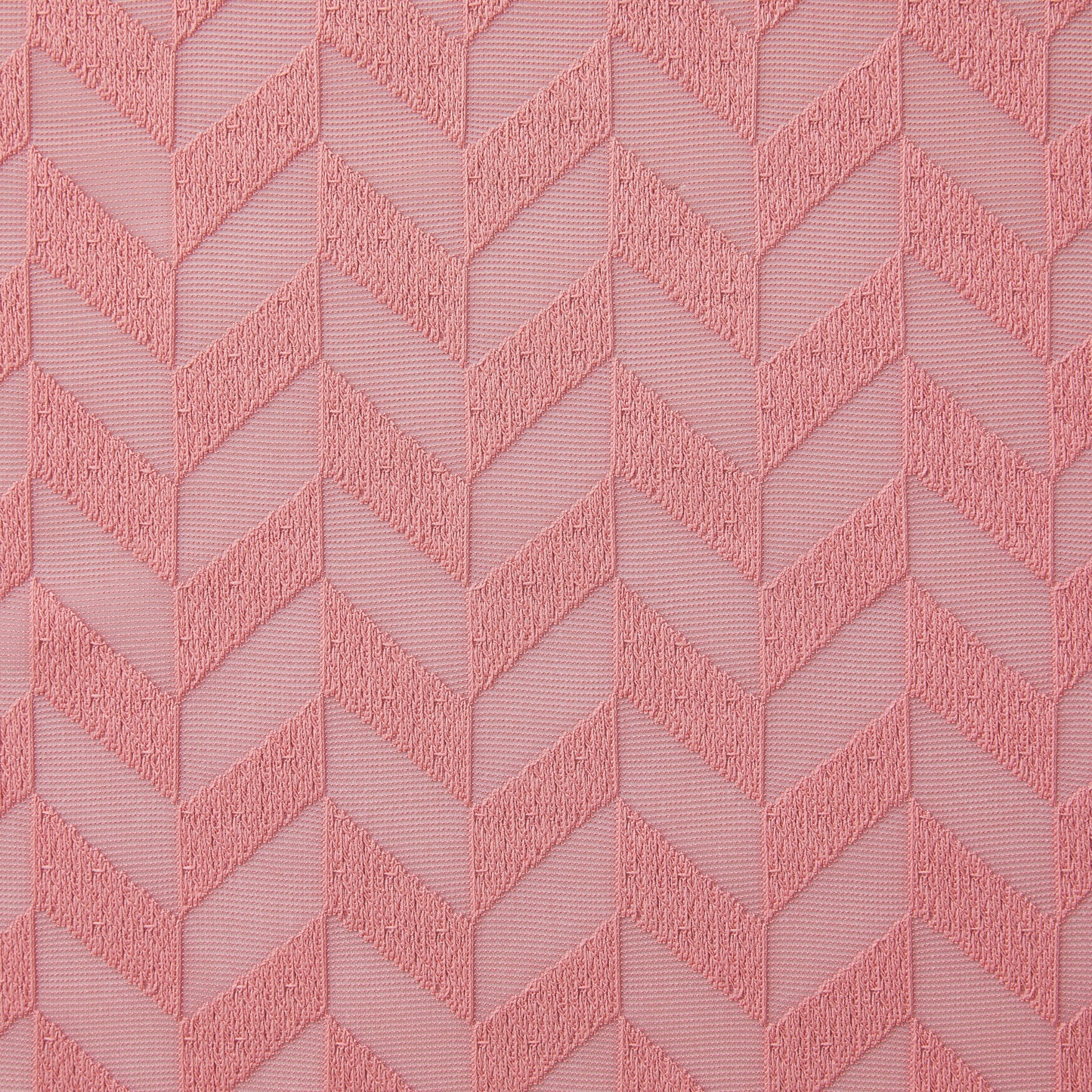Herringbone Lace Sheer Rod Pocket Cafe Tiers