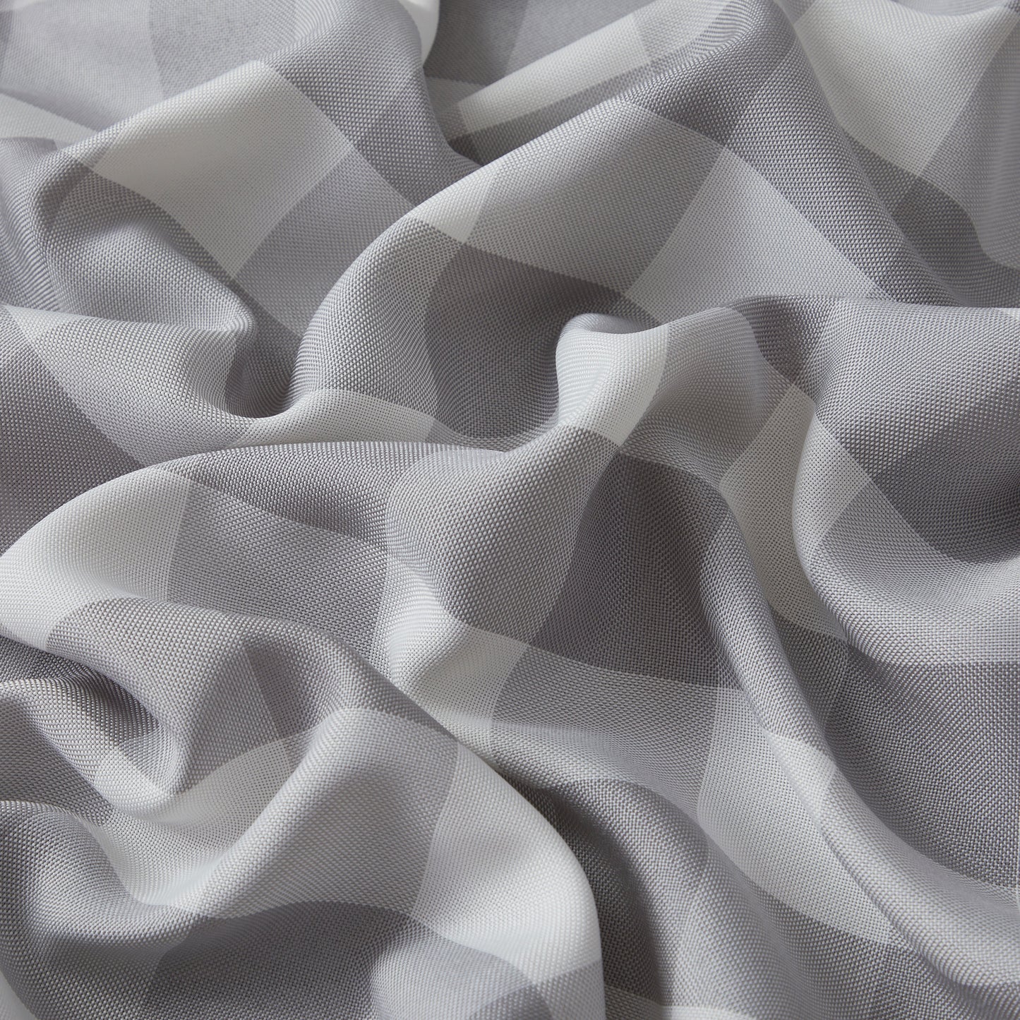 Hilltop Buffalo Check Textured Grommet Room Darkening Curtain Panels