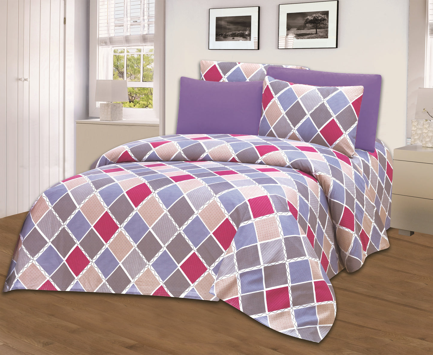 Hotel Dreams 1800 Series Printed Sheet Set – Extra Soft Luxury Bed Sheets (4–6 Piece)