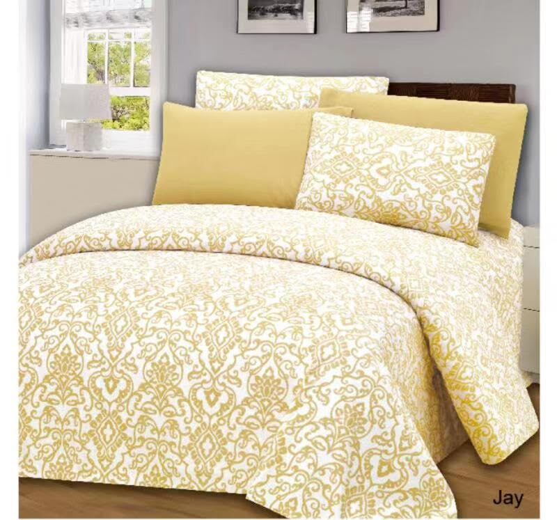 Hotel Dreams 1800 Series Printed Sheet Set – Extra Soft Luxury Bed Sheets (4–6 Piece)