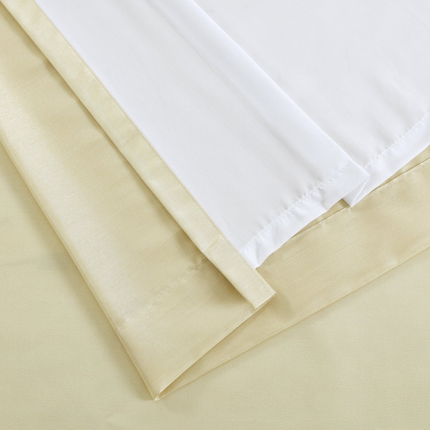 Jefferson Faux Silk Grommet Curtain Panels