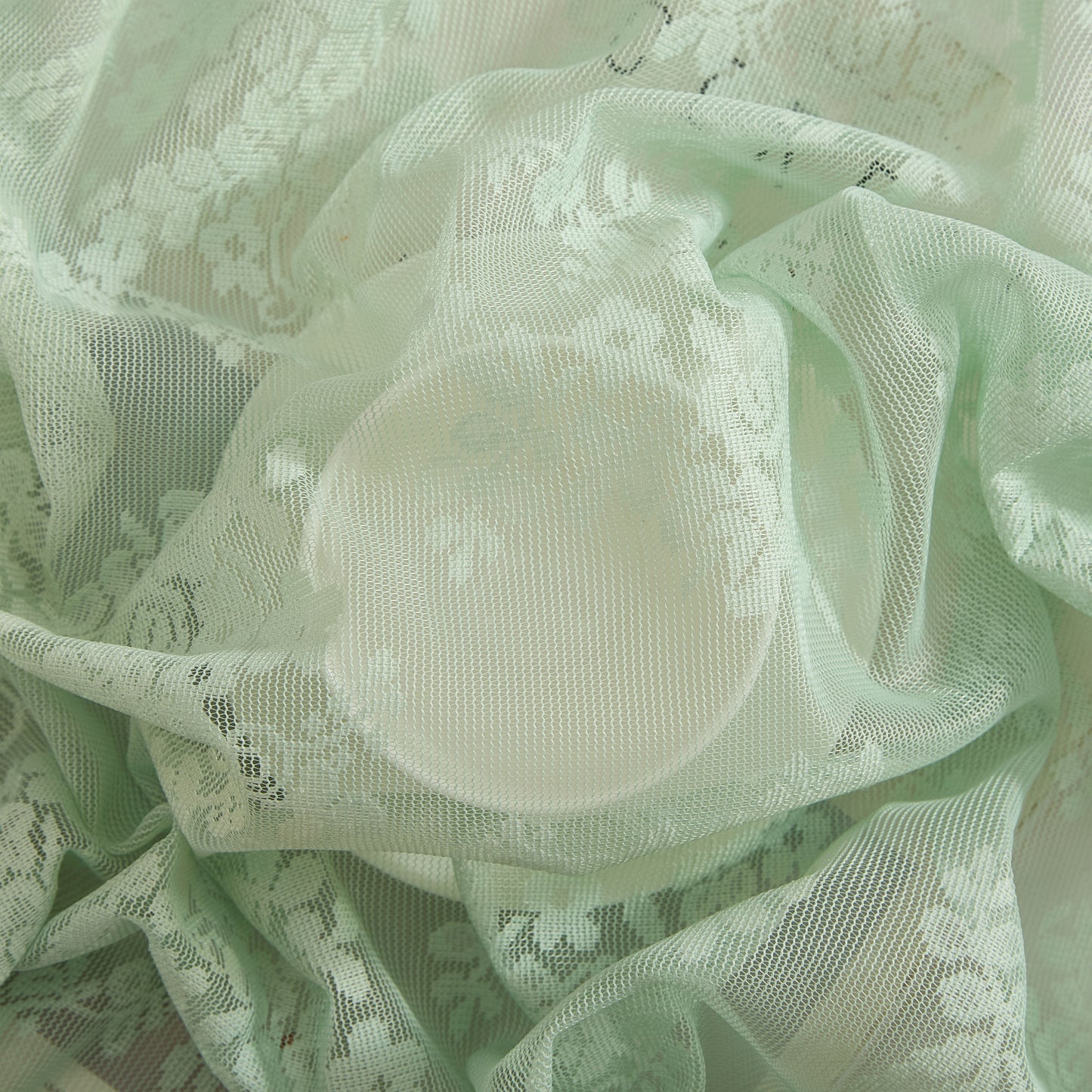 Jolene Floral Sheer Rod Pocket Lace Swags