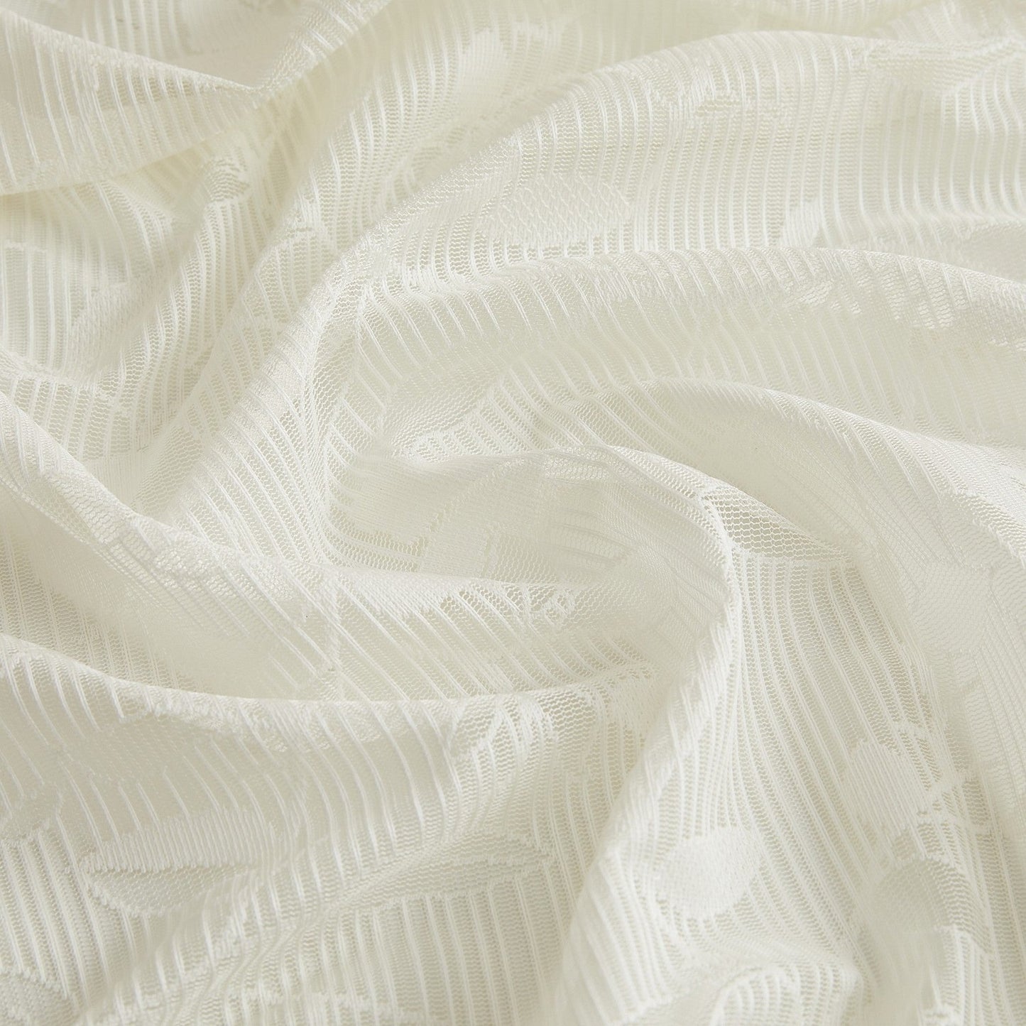 Joyce Floral Semi-Sheer Grommet Curtain Panels