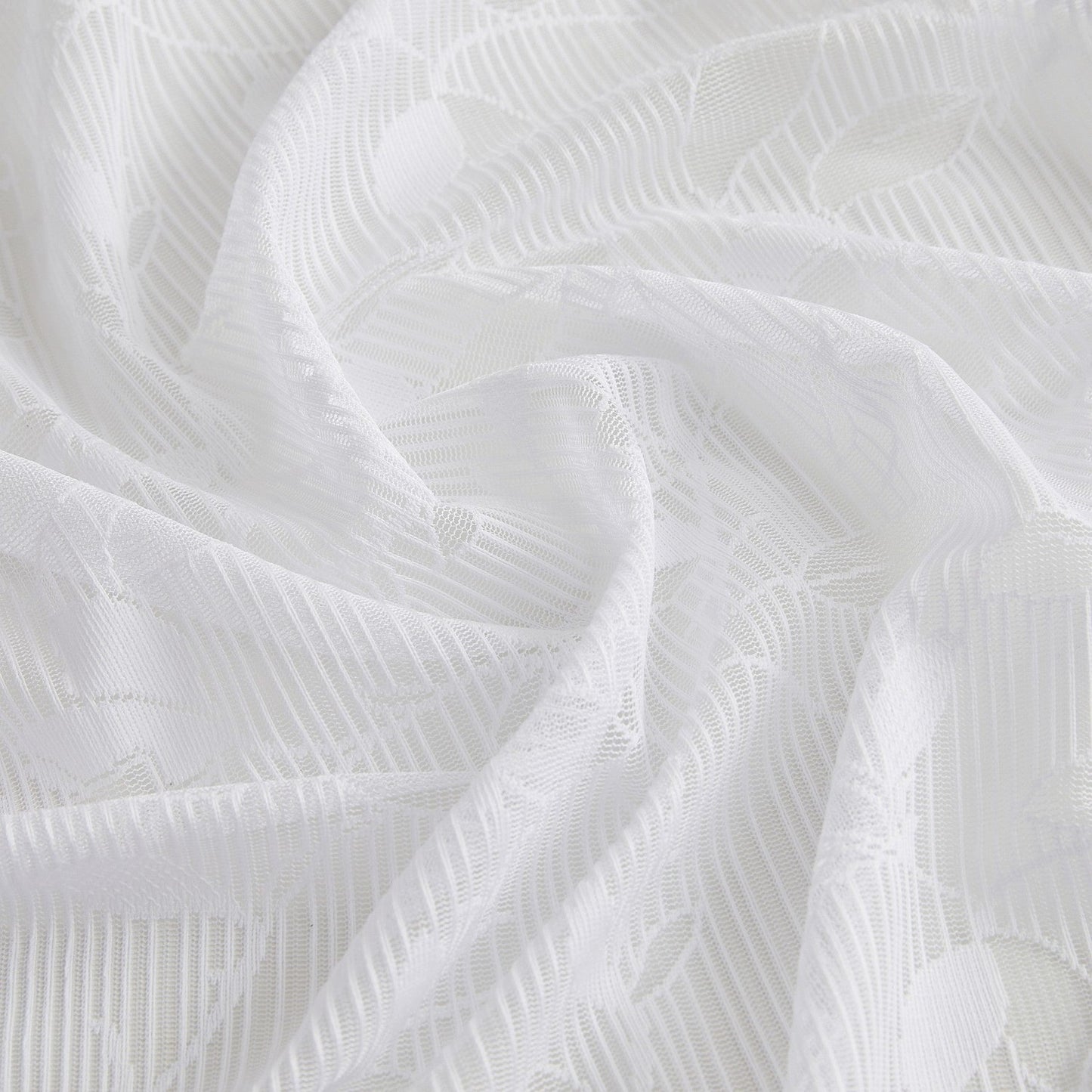 Joyce Floral Semi-Sheer Grommet Curtain Panels
