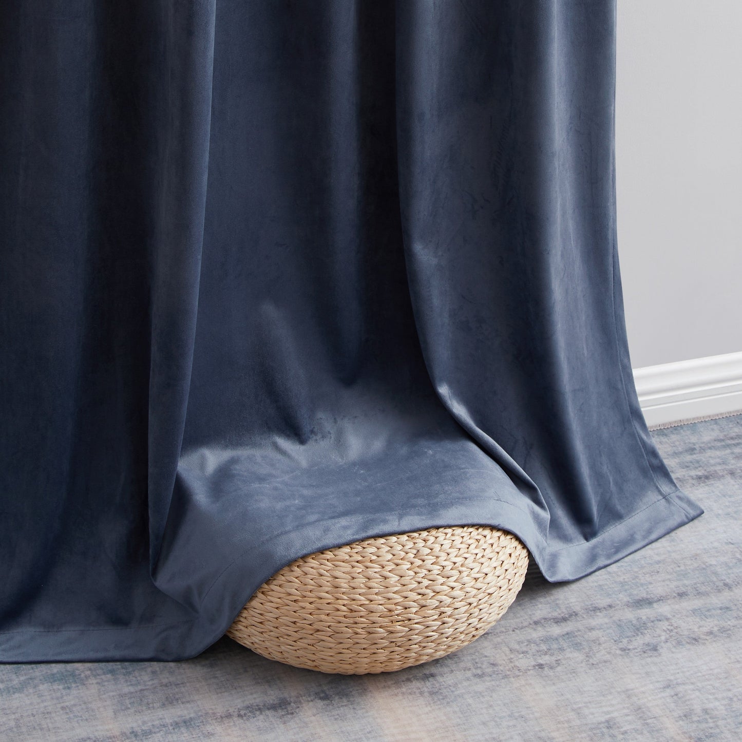 Sawyer Velvet Grommet Room Darkening Curtain Panels