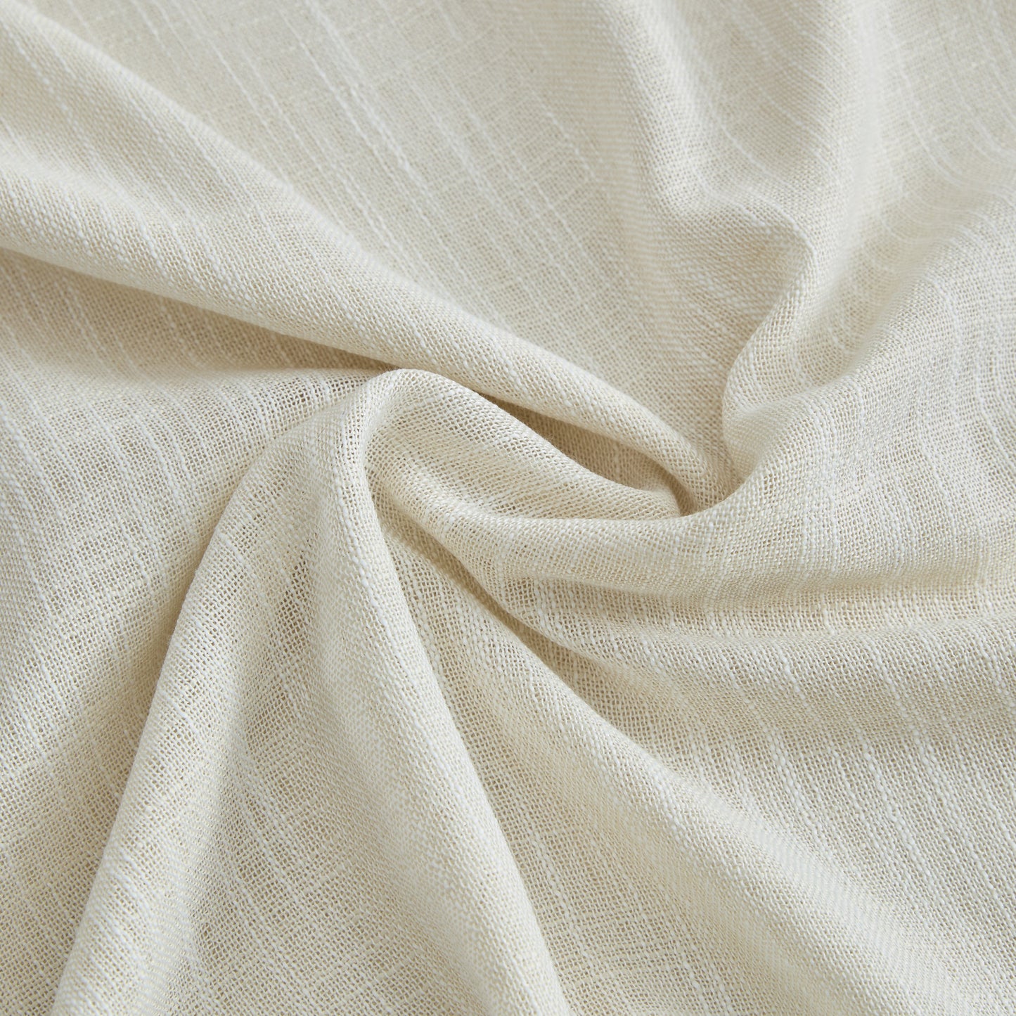 Madison Faux Linen Sheer Grommet Curtain Panels
