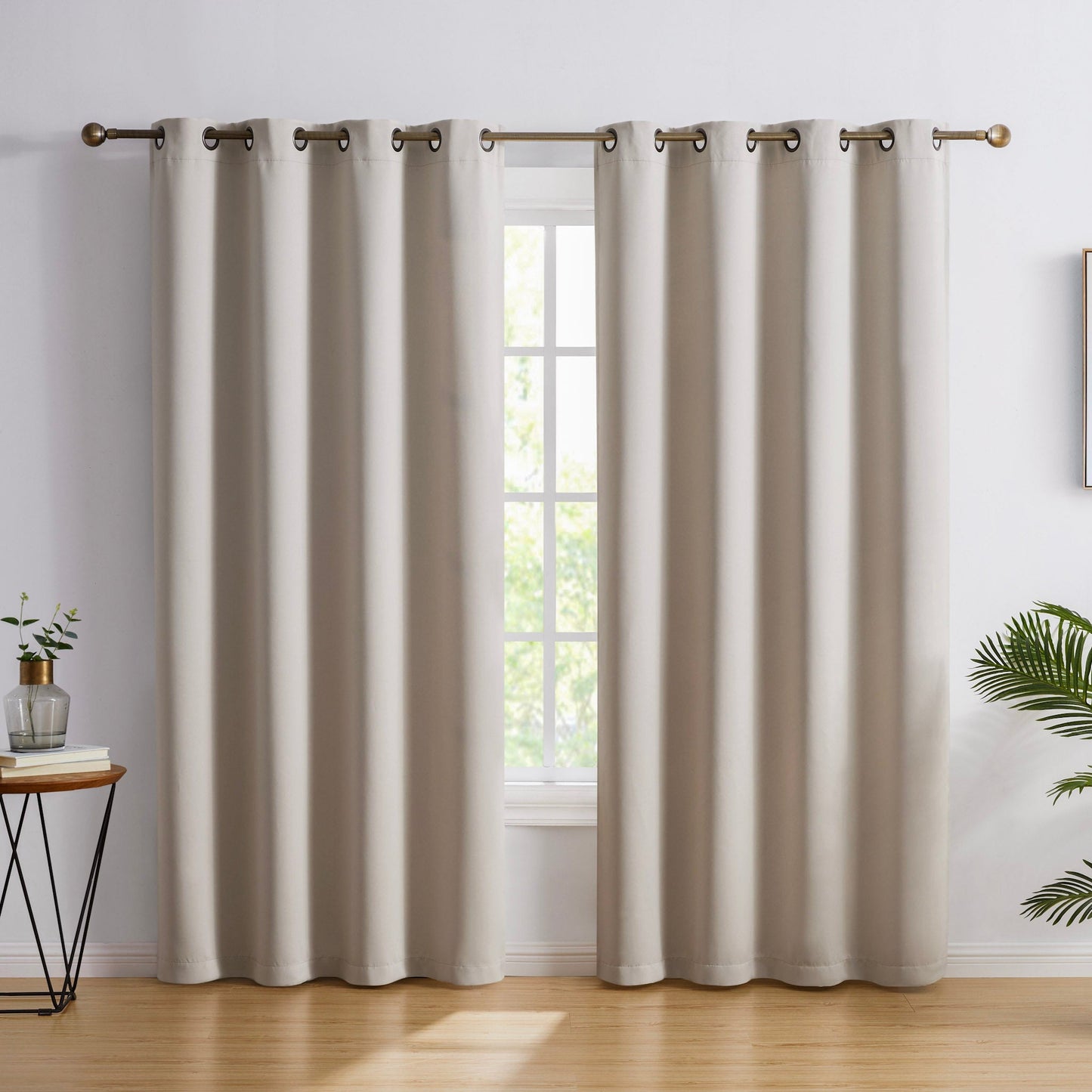 Oxford Room Darkening Grommet Curtain Panels