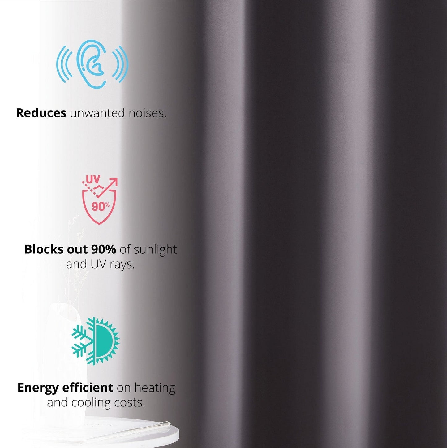 Oxford Room Darkening Grommet Curtain Panels
