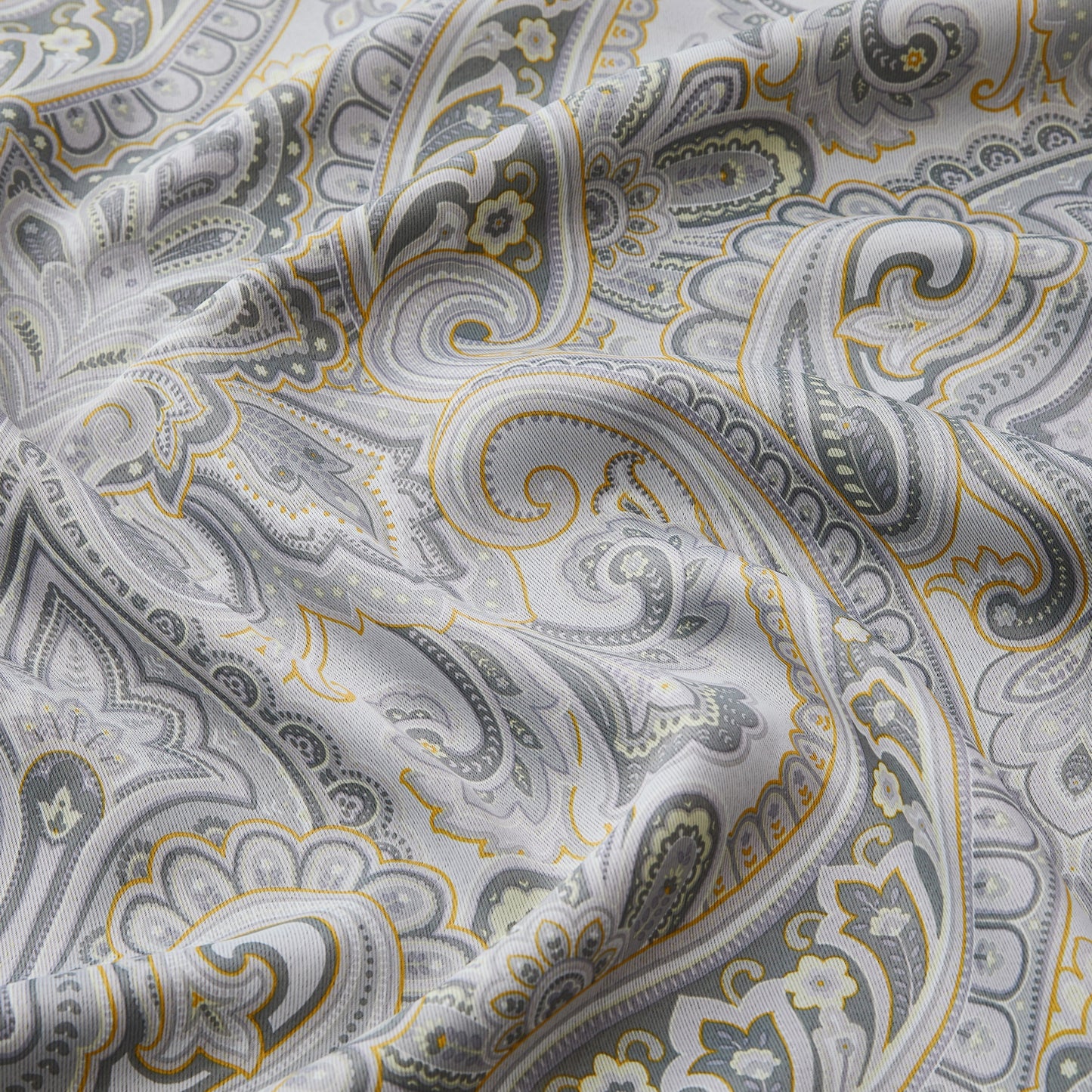 Paris Paisley Floral Room Darkening Grommet Curtain Panels