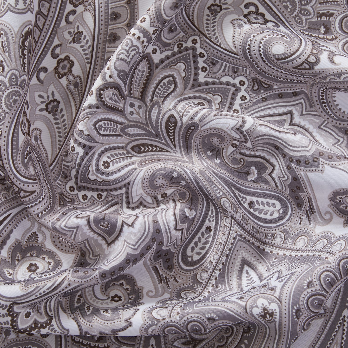Paris Paisley Floral Room Darkening Grommet Curtain Panels