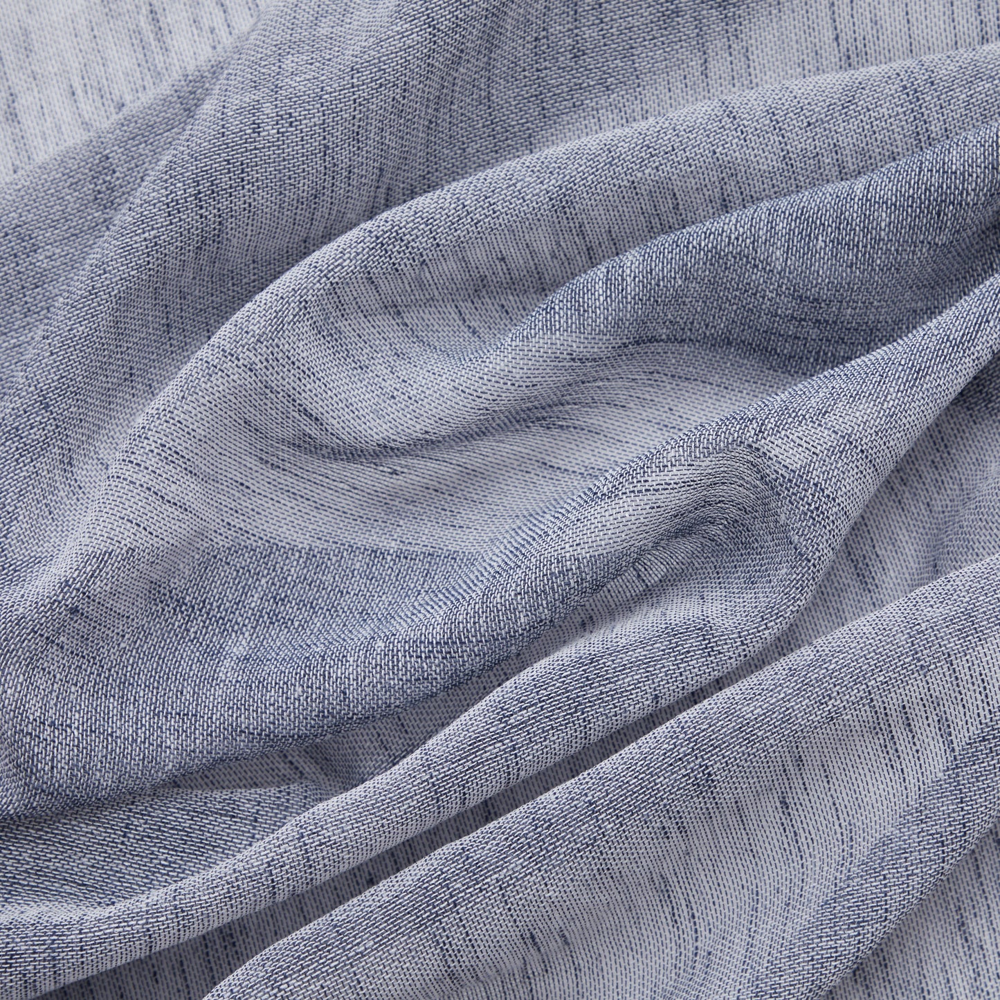 Penelope Faux Linen Sheer Curtain Panels