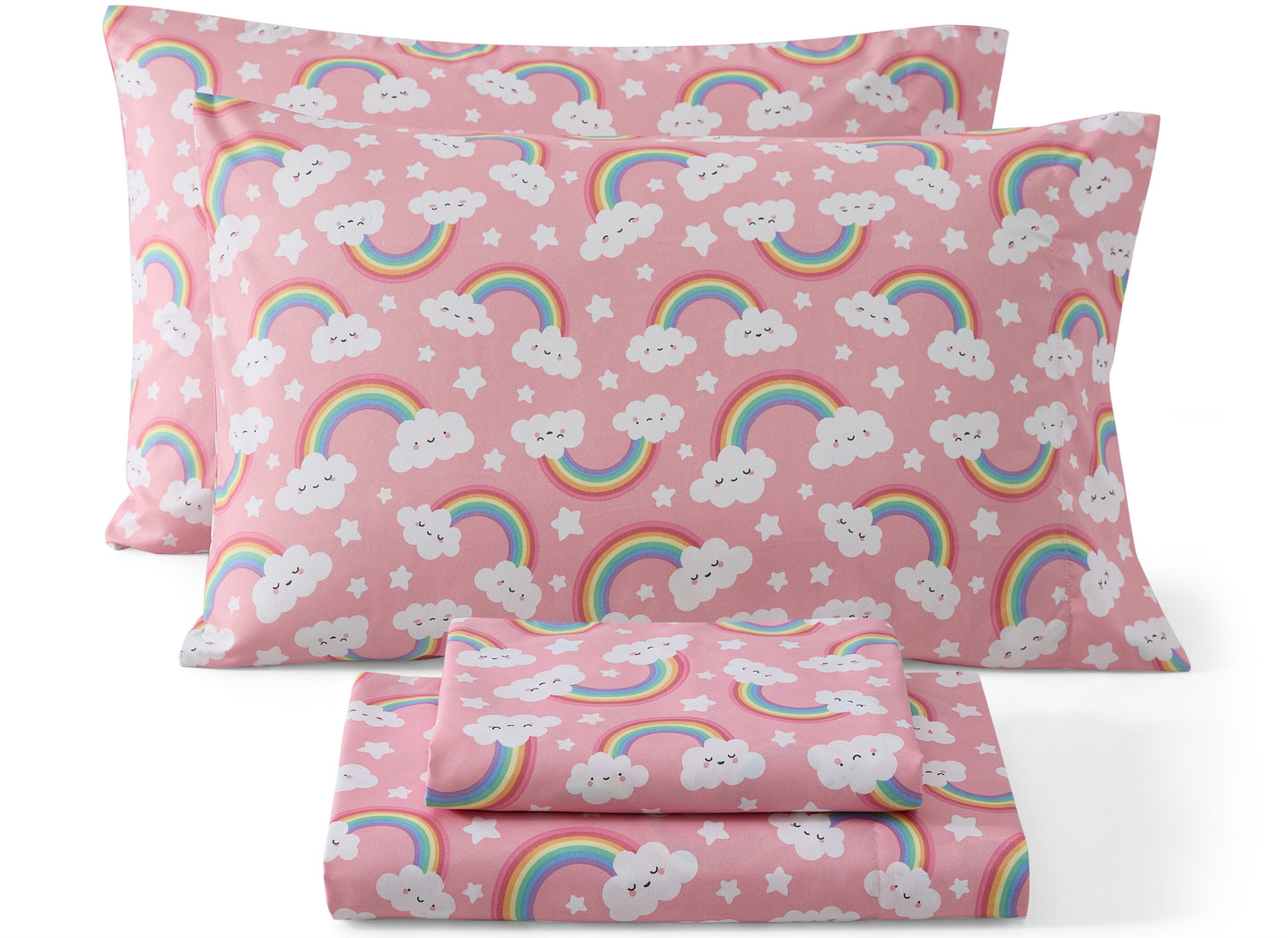 Rainbow Girls Kids Bed Sheets