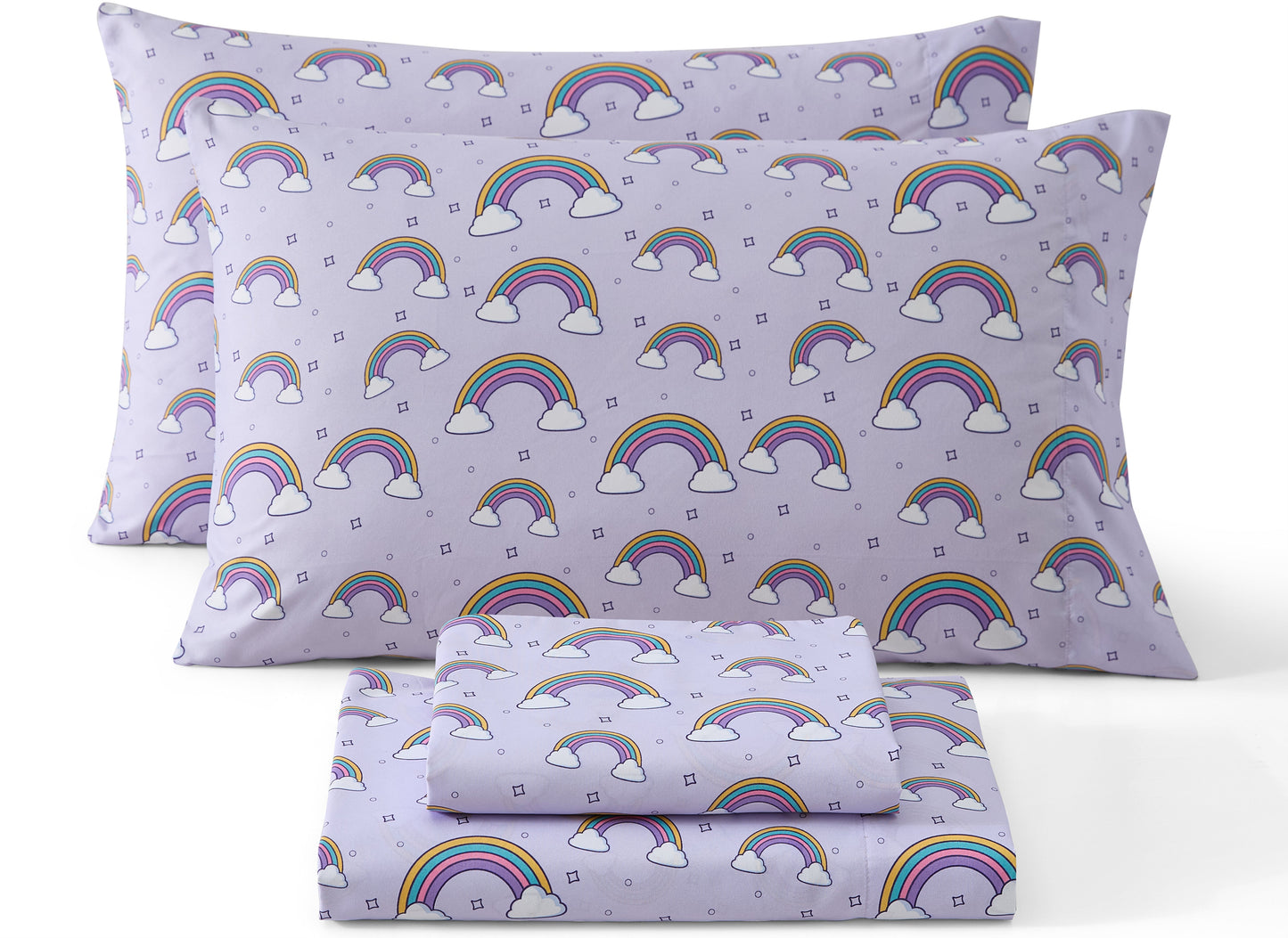 Rainbow Girls Kids Bed Sheets