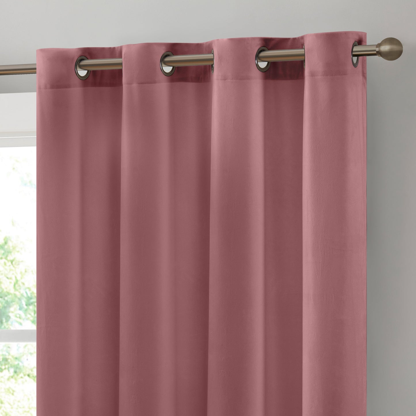 Sawyer Velvet Grommet Room Darkening Curtain Panels