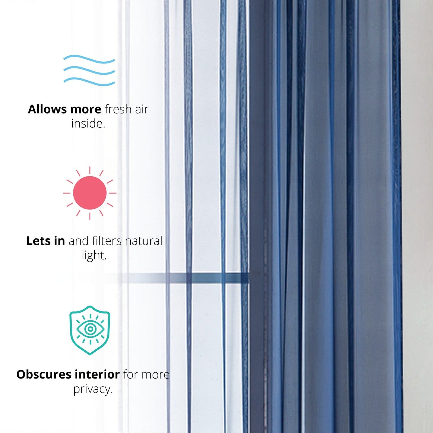 Lucento Sheer Voile Rod Pocket Curtain Panels