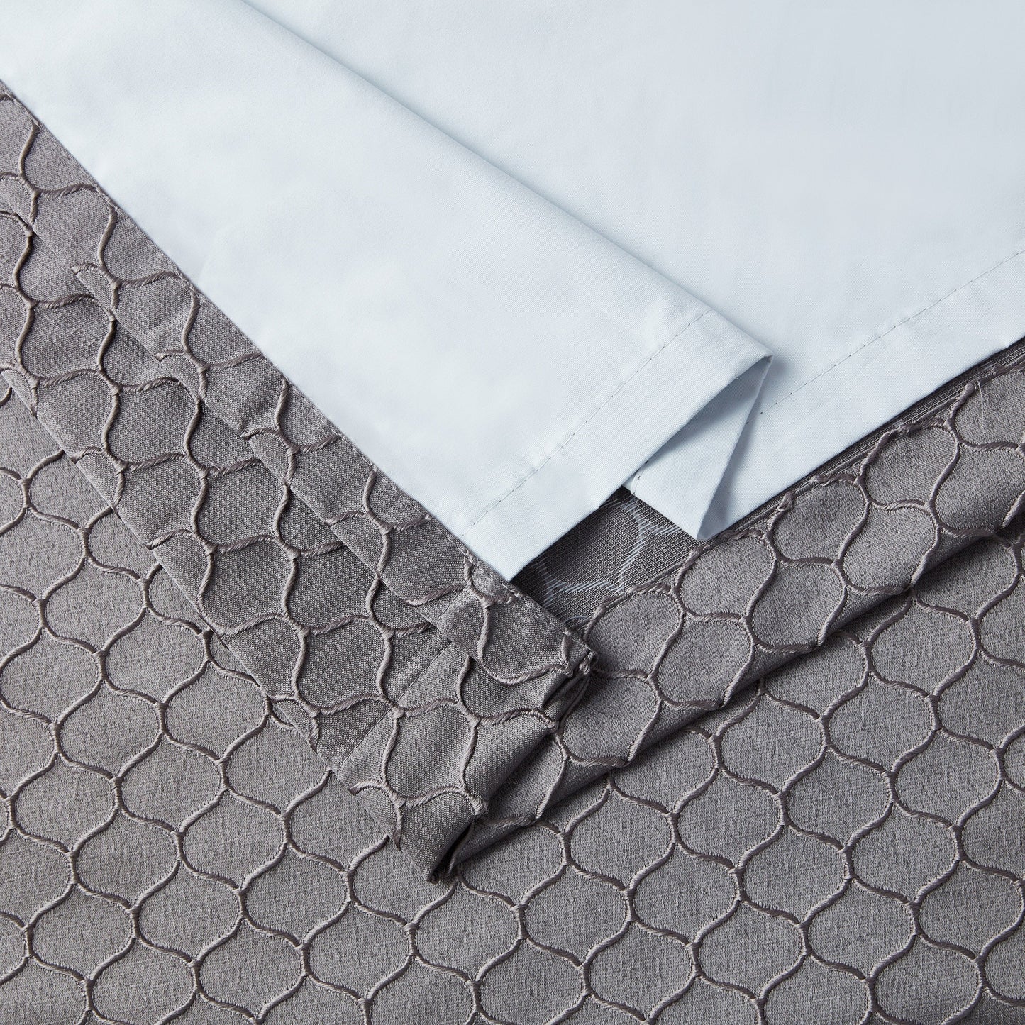 Siena Geometric 100% Blackout Grommet Curtains