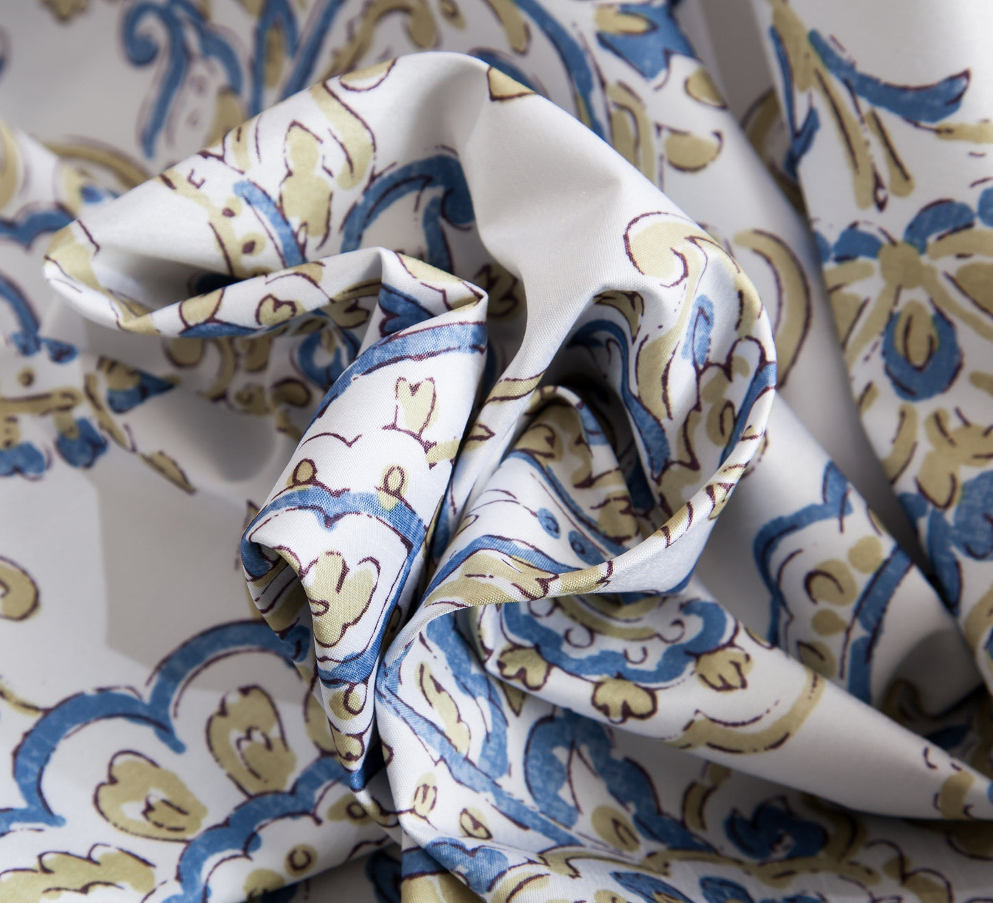 Amalfi Paisley Floral 100% Blackout Grommet Curtain Panels