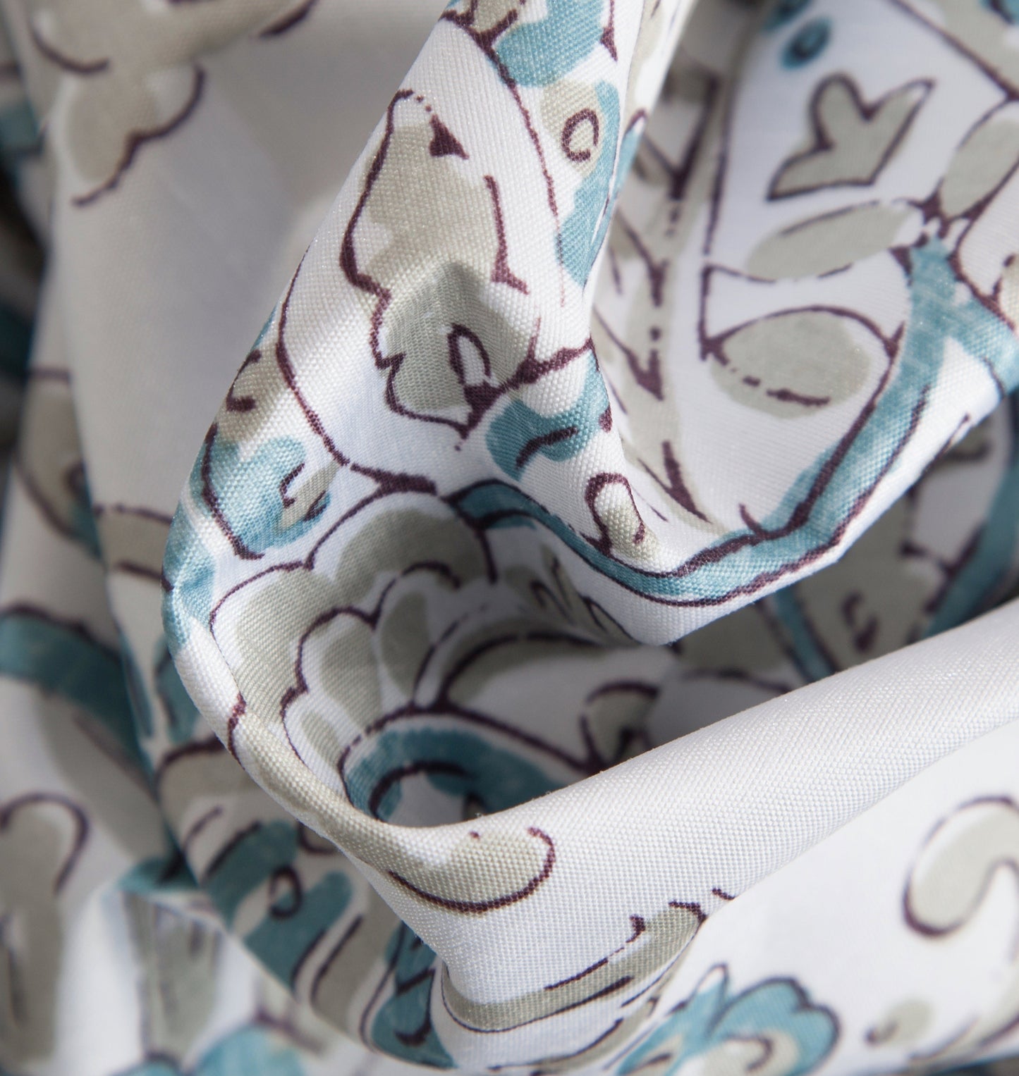 Amalfi Paisley Floral 100% Blackout Grommet Curtain Panels
